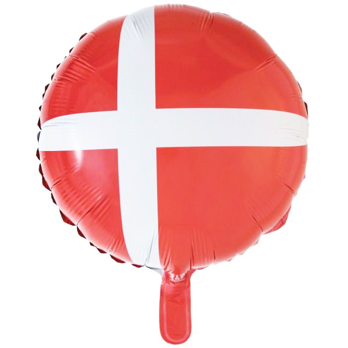 Dannebrog Folieballong - 46 cm