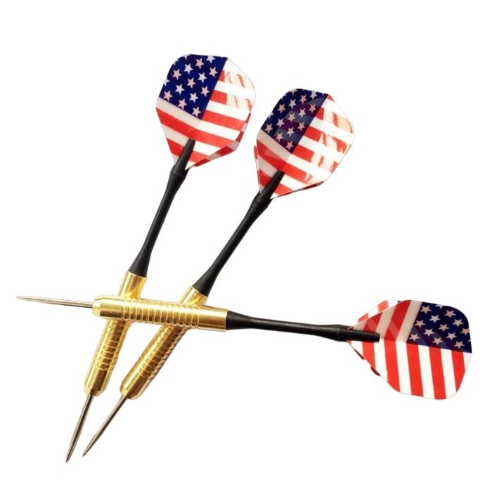 Dartpile USA-flagget metall 3x