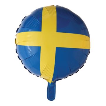 Sverige Foliebaloen Rund - 45 cm