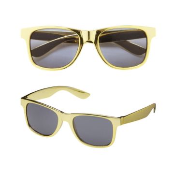 Solbriller Wayfarer gull - onesize