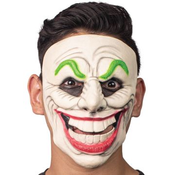 Uhyggelig jester klovnemask