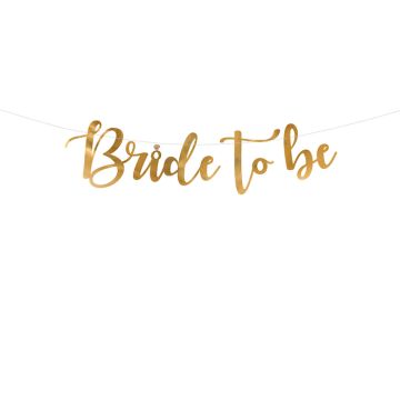 Bride To Be Gull Garlande - 80x19 cm