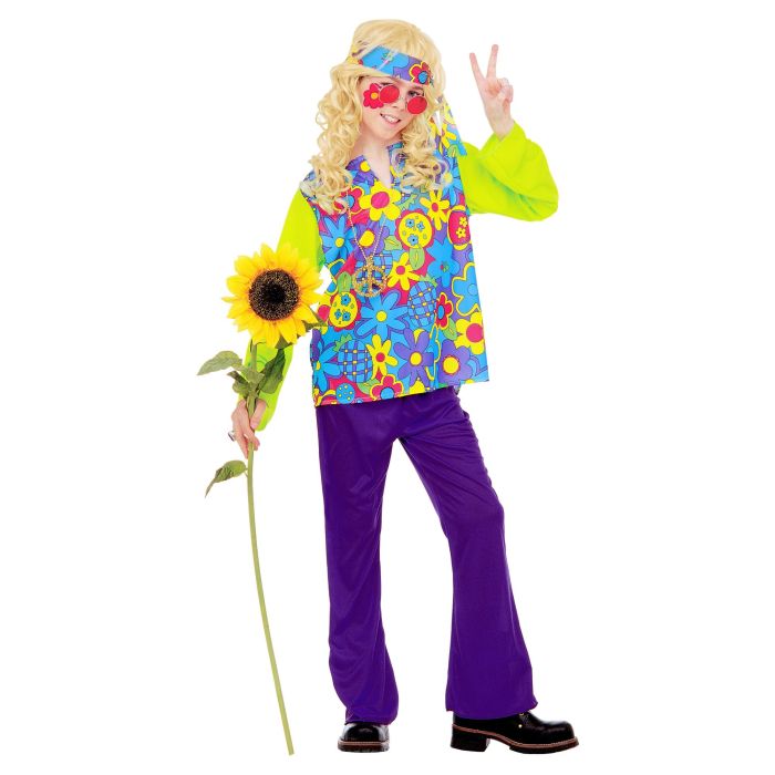 Hippie-sett med pannebånd og halskjede for gutter