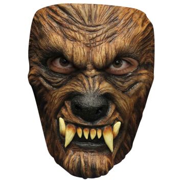 Skummel halloween ulvemaske - onesize