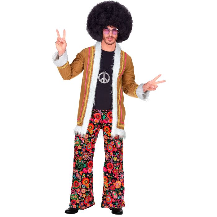 Woodstock hippiefrakk med bukser for menn