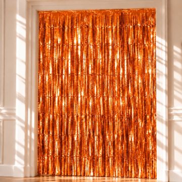 Oransje Glimmerforheng - 100 x 240 cm
