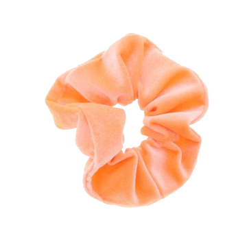 Neon UV scrunchie oransje - onesize