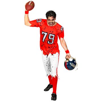 Zombie fotballspiller kostyme