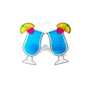 Hawaii cocktail solbriller blå – onesize