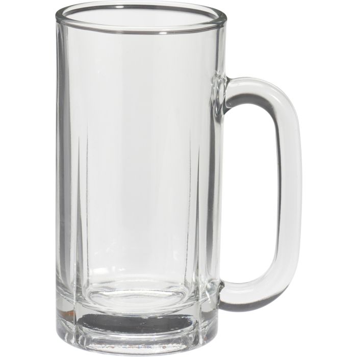 Ølkrus i klart glass 550 ml