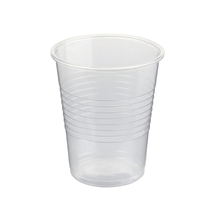 0,2 liter plastkopp 100x transparent