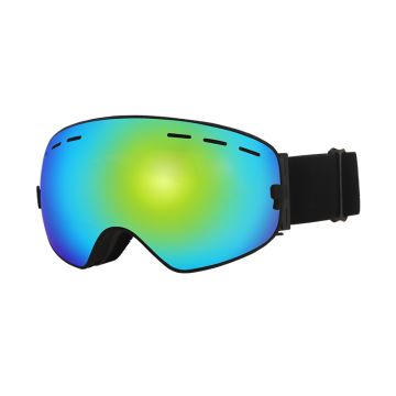 Ski goggles m. blå spegelrefleks - onesize