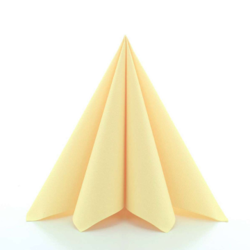 Luksusserviettar lysegul 12x - 40x40 cm