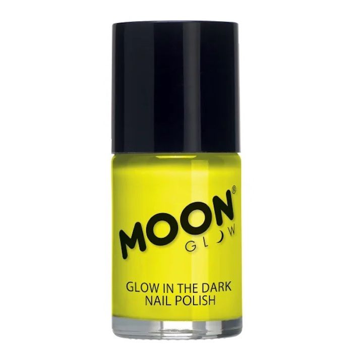 Sjølvlysande Neglelakk Gul 14 ml Moon Creations 