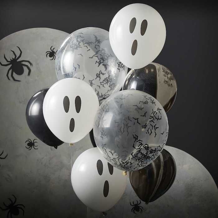 Halloween-ballongar med blandede motiv x9