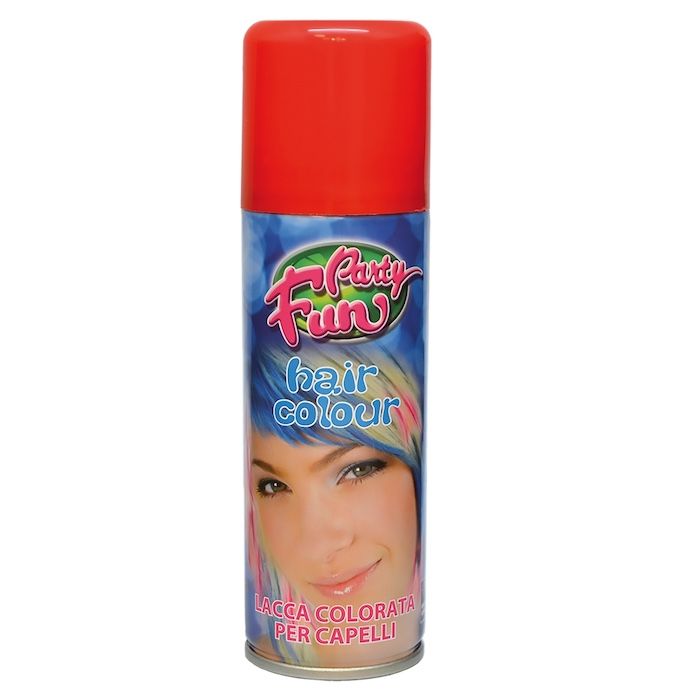 Hårspray med farge 125 ml raud