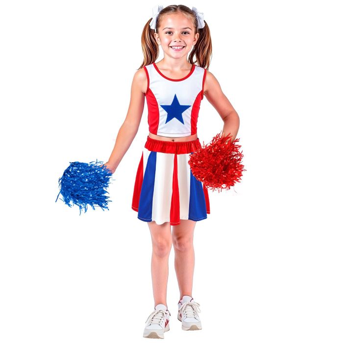 Amerikansk cheerleaderkostyme til jenter