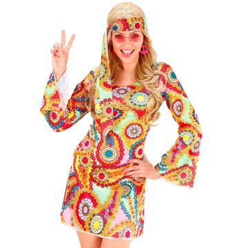 Hippie kjole for damer med hårbånd