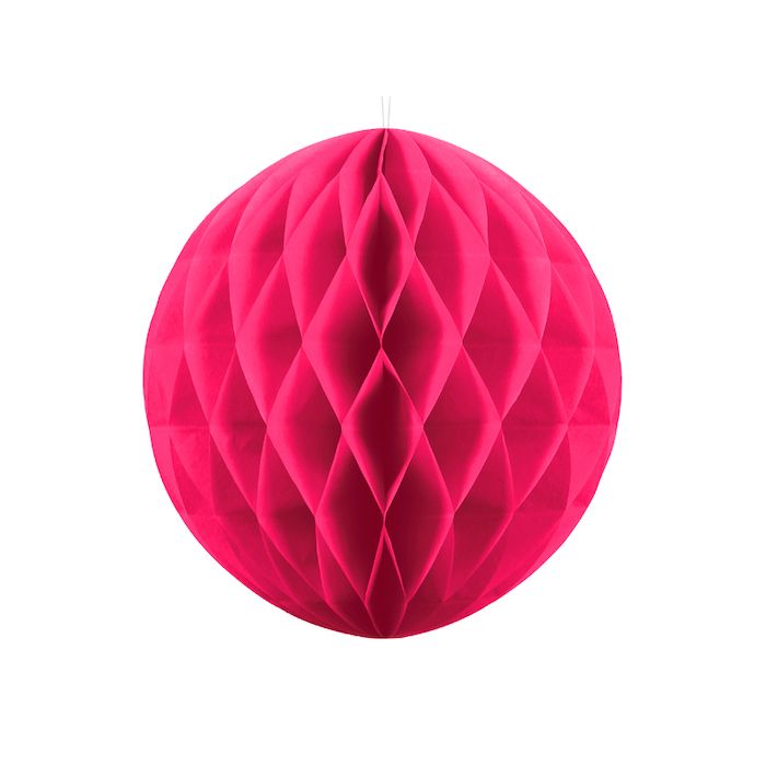 Honeycomb I Mørk Rosa - 20 cm