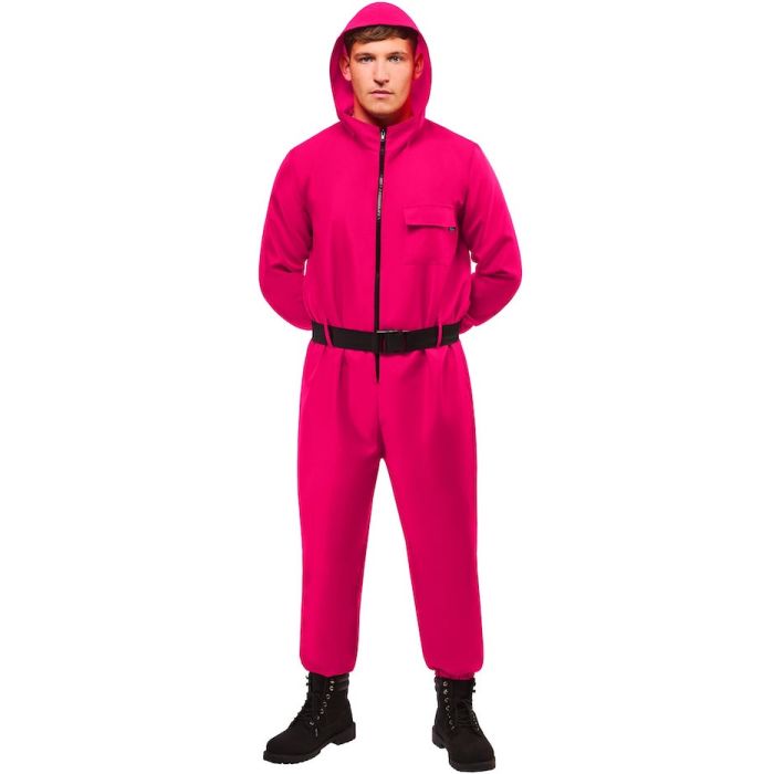 Squid Game® Vakt Kostyme Rosa