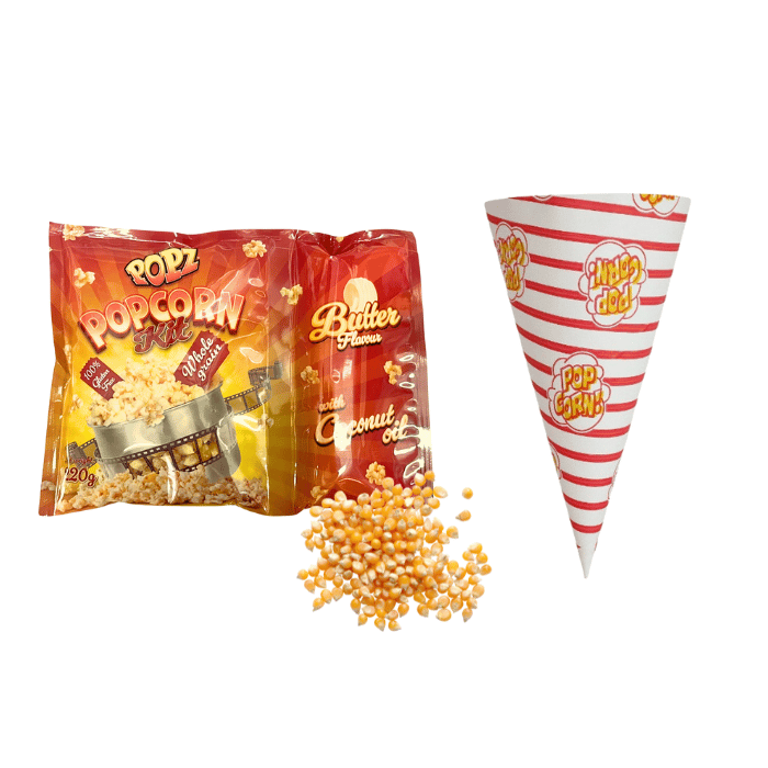 Popcorn festpakke 50x porsjonar alt inkl