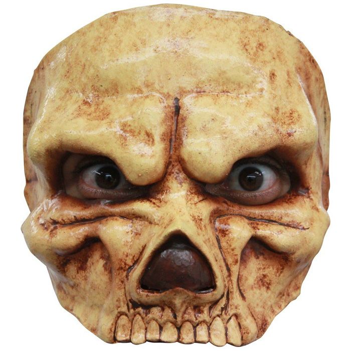 Skummel halv skeletmaske