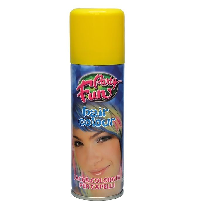 Hårspray med farge 125 ml gul