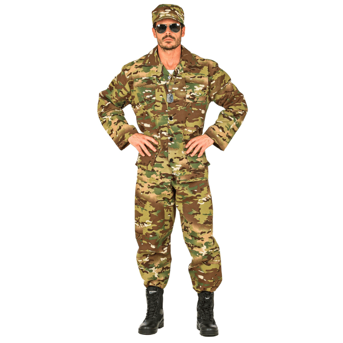 Soldat kamuflasje kostyme - 3 deler