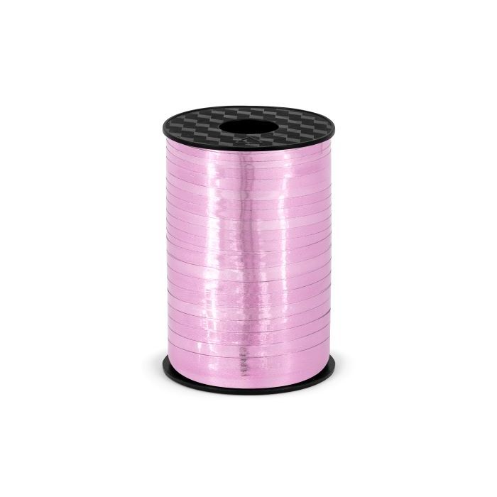Pink plastgavebånd - 5 mm x 225 m