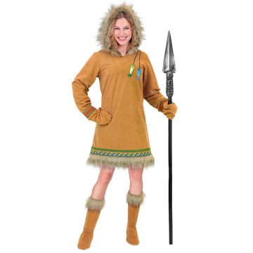 Eskimo kostyme for damer - 3 deler
