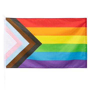 Progress pride flagg - 90x150 cm