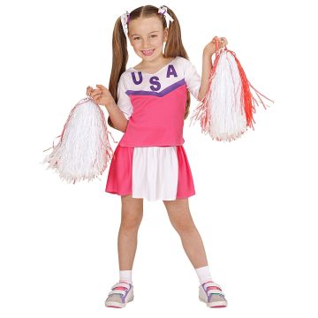 USA cheerleader kostyme for jenter
