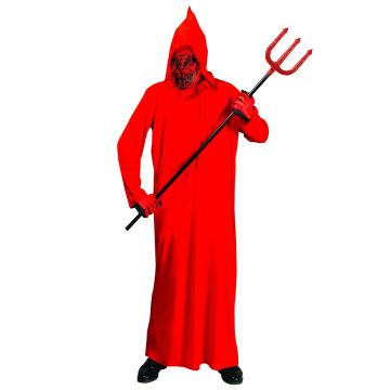 Djevelkappe med hette og maske