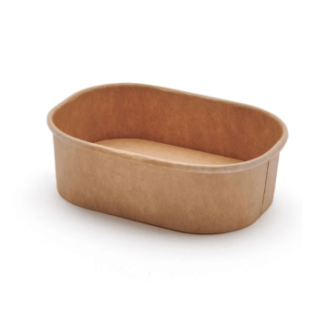 150 ml pappskål 50x engangs rektangulær