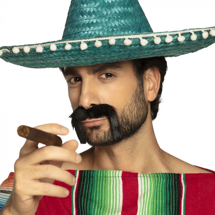 Mustache mexicansk - onesize