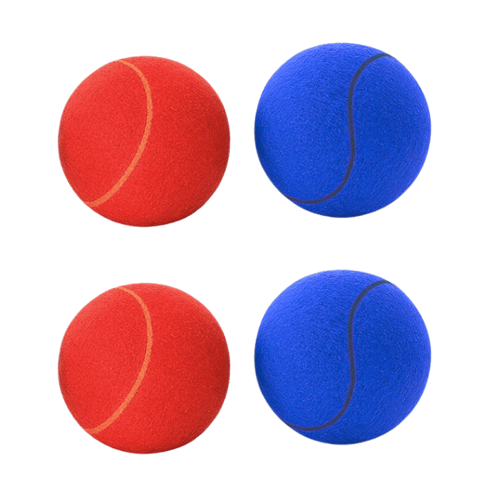Baller 4 stk XXL oppustelig fotballdart - 18 cm