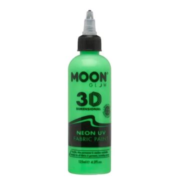 Neon UV Tekstilfarge Grønn 125 ml Moon Creations