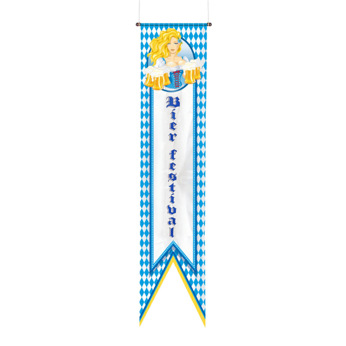 Oktoberfest ølkrus-banner - 40x180 cm