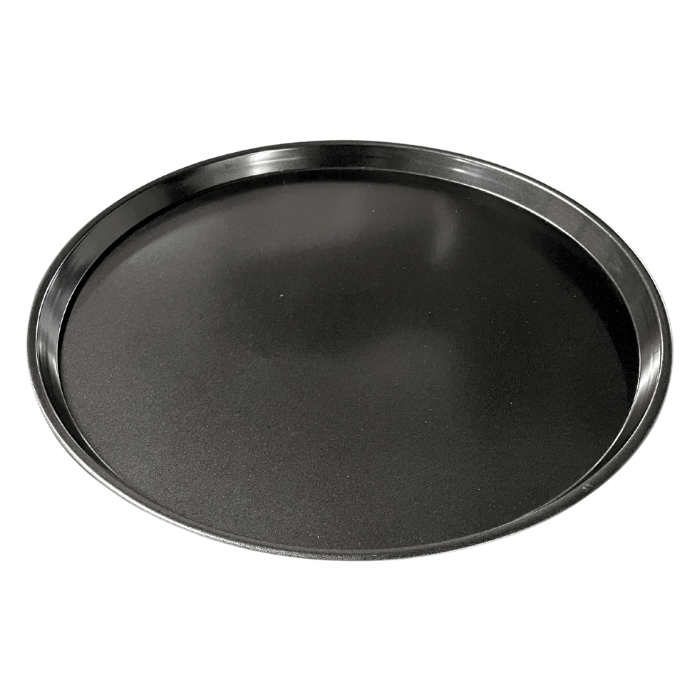 Svart metallfat - 35,5 cm