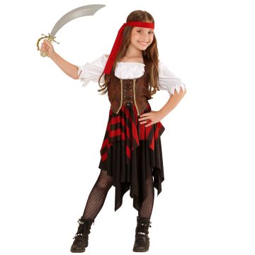Liten piratjente kostyme til jenter