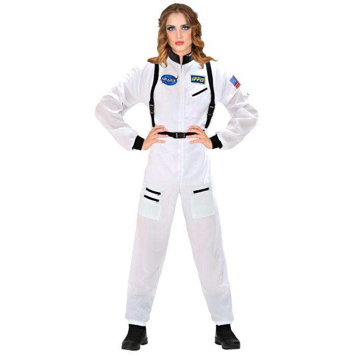 Hvit astronautkostyme for damer