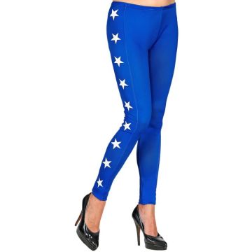 Stjerna leggings i blå