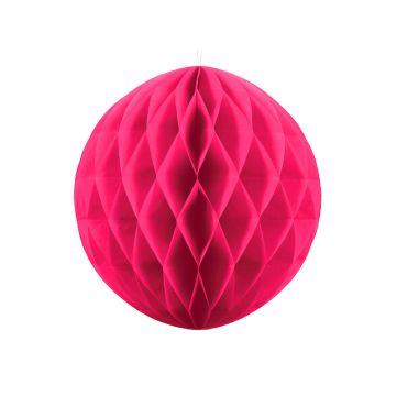 Honeycomb i mørk rosa - Ø30 cm