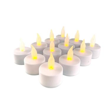LED Te-lys Inkl. Batterier 12x - 39 x 20 mm