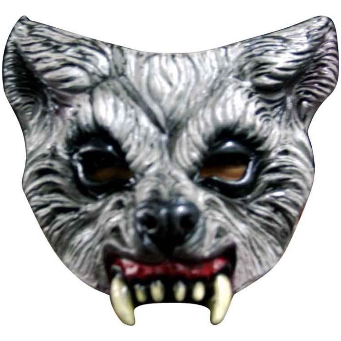 Skummel halv ulvemask