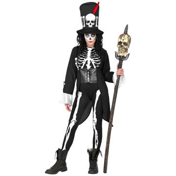 Voodoo Skelettdame kostyme for damer