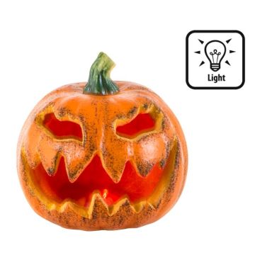 Blinkande halloween graskar - Ø 16 cm