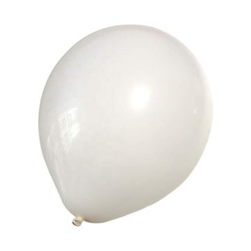 Ballonger kvite 22 cm 100x 