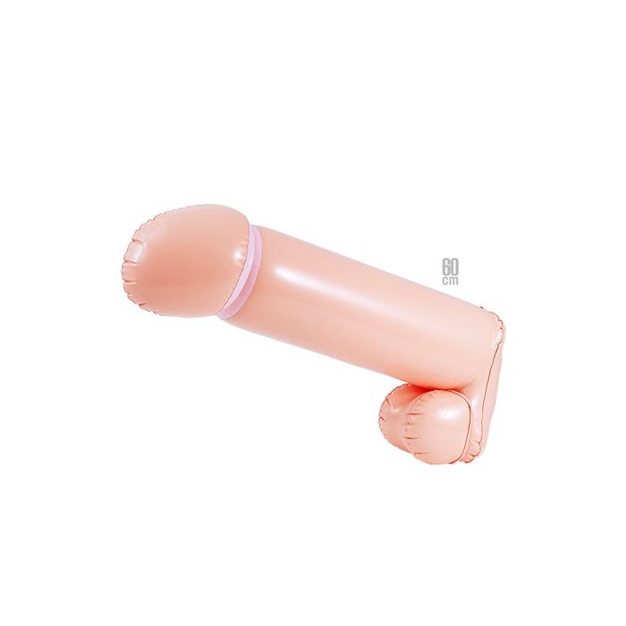 Oppblåsbar penis 60 cm 