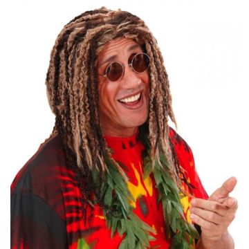 Rastafari Paryk brunt hår